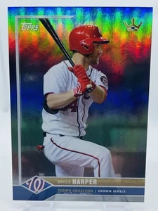 2022 Topps X Bobby Witt Jr. Crown Collection BRYCE HARPER SILVER FOIL /99 Nats - Picture 1 of 2