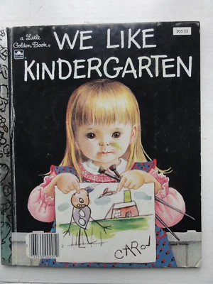 Vintage ( 1965) A Little Golden Book "We Like Kindergarten" by Clara Cassidy - Image 1 of 4