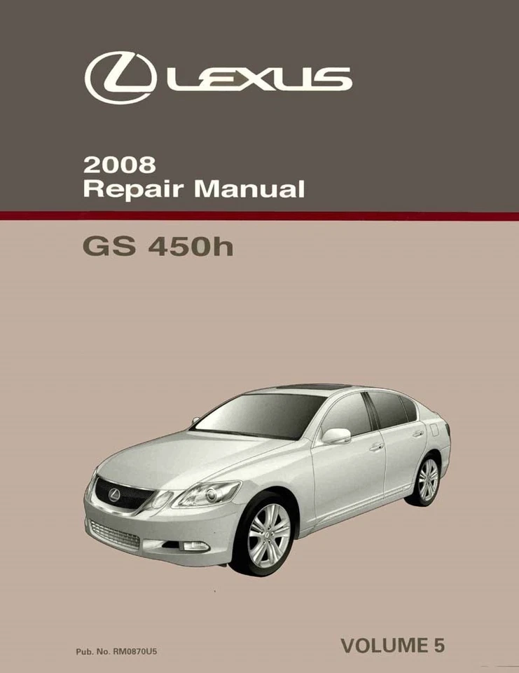 2008 Lexus GS 450h Shop Service Repair Manual Volume 5 Only - Image 1 of 1