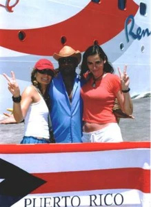 XENA CRUISE - CLAIRE STANSFIELD & DANIELLE CORMACK CRUISE PHOTO - PUERTO RICO - Picture 1 of 1