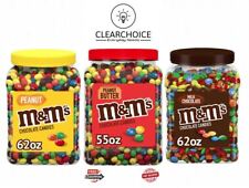 M&M'S Peanut / Milk Chocolate / Peanut Butter - Candy Bulk Jar (62 oz.) - Kosher