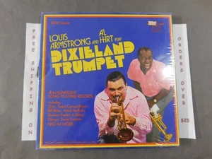 SEALED LOUIS ARMSTRONG AND AL HIRT DIXIELAND TRUMPET 4XLP BOX SET - Picture 1 of 3