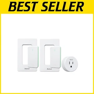 Energy-Efficient Remote Outlet with Removable Switch - Controls Multiple Devices - Picture 1 of 8