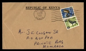 Mayfairstamps Kenya 1969 Nairobi to Mombasa Cover aar_90445 - Picture 1 of 2
