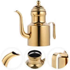 Steel Grease Container Multifunctional Oil Container Long Spout Grease Container - Picture 1 of 11