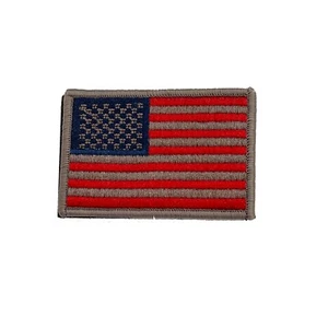 Tactical USA Flag Subdued EMROIDERED MILITARY 3.0 INCH ACU COMBAT HOOK PATCH - Picture 1 of 14