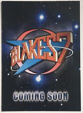 Blakes 7/ Blake’s Seven Trading Cards Series 1 Logo P1 Promo Card.