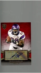 ADRIAN PETERSON AUTO 8/20 2011 TOPPS SUPREME FOOTBALL - Picture 1 of 2