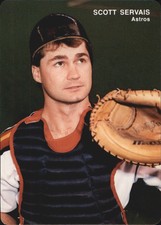 1993 Astros Mother's Baseball Card #6 Scott Servais