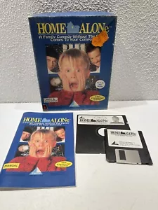 HOME ALONE 1 Big Box MS-DOS 3.1 IBM PC Disk MOVIE Computer Game Incomplete #AG - Picture 1 of 4