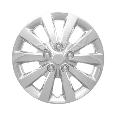 FREE SHIPPING: For 13-2019 Nissan Sentra S, SV 16" Chrome Wheel Covers, #521-16C - Image 1 of 2
