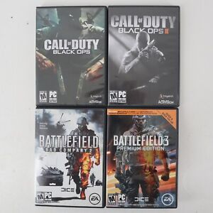 Call Of Duty Battlefront Lot 4 Games Battlefront 3 Bad Company Black Ops 1 & 2