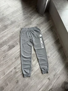 Felpa donna Moncler grande logo cotone grigio taglia:M - Foto 1 di 11
