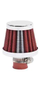 Edelbrock 43511 Engine Crankcase Breather Cap with 9mm Inlet in Red Element - Picture 1 of 2