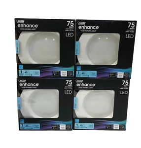 4pk Feit Electric 5 & 6 in. 75W Equiv Daylight 5000K LED Recessed Downlight New - Picture 1 of 3