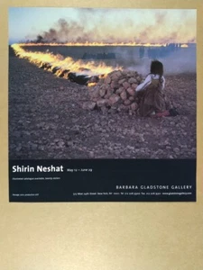 2001 Shirin Neshat Exhibition Barbara Gladstone Gallery vintage print Ad - Picture 1 of 1
