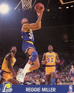 Vintage Reggie Miller NBA Hoops Picture - Picture 1 of 2