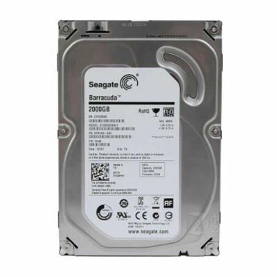 For Seagate Barracuda 2TB Internal 7200RPM SATA 3.5"(ST2000DM001) HDD Hard Drive - Image 1 of 4