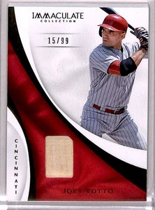 2017 Panini Immaculate Swatches Joey Votto Bat 15/99 Cincinnati Reds #S-JV - Picture 1 of 2