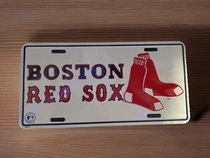 Boston Red Sox MLB Baseball Fan Souvenir Embossed license Plate - Picture 1 of 2