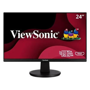 ViewSonic 24" 100Hz LED Monitor Black (VA2447-MH) - Picture 1 of 7