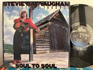 STEVIE RAY VAUGHAN Soul to Soul EPIC LP *RARE CLUB PRESS* FE 40036 Texas Blues - Picture 1 of 2
