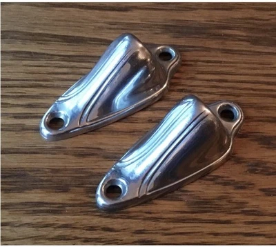 20 世纪 30 年代雪佛兰别克后座绳手柄 ESCUTCHEONS 复古通用内饰 — 第 1/4 张图片