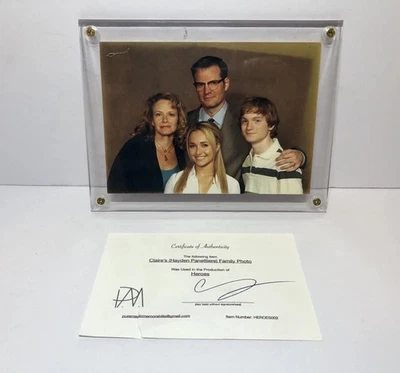 Foto utilería familiar del programa de televisión de héroes Bennet Claire (Hayden Panettiere) NBC Jack certificado de autenticidad Foto 1 de 4