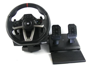 Xbox Hori Racing Wheel Overdrive RWO Steering Wheel and Pedals /2 - Picture 1 of 11