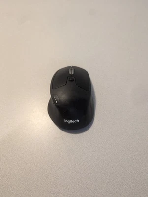 Logitech M720 Triathlon Multi-Device Wireless Mouse, Bluetooth, USB Unifying Rec - Image 1 of 3