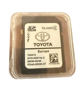 Mapa de navegación por satélite Toyota para TNS510 Reino Unido y UE 2021 Auris, Corolla, Yaris, RAV4, Prius, IQ - Imagen 1 de 1