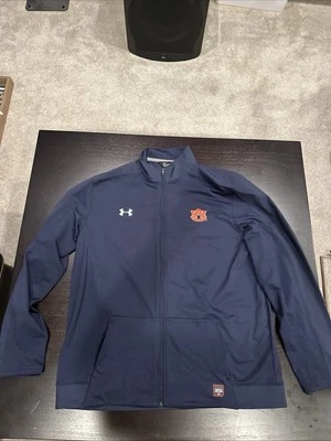 Under Armour 1/4 Zip Pullover Men’s XL Blue Auburn Tigers Team Issued - Image 1 of 4