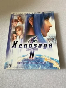 Xenosaga Episode II (2) Official Strategy Guide Poster attached very gd conditi - Picture 1 of 23