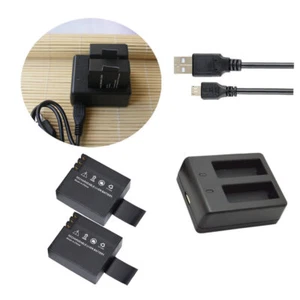 900mah Li-ion Battery Or Dual USB Charger for SJ4000 Action Sport Cam Hot OS480 - Picture 1 of 38
