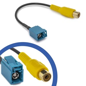 Adaptador de vídeo adaptador de vídeo Fakra Cinch para cámara de marcha atrás Mercedes Comand NTG - Imagen 1 de 2