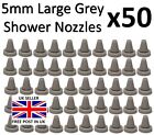 50 x LARGE shower Head Rubber silicon nozzle nipple replacement water 5mm hole