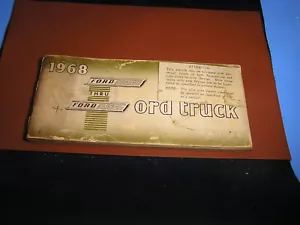 1968 Ford 100 thru Ford 350 Owners Manual - Picture 1 of 6