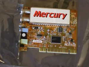 Mercury 210018D0 TV Tuner Card PAL analog RCA S-video PCI SAA7130 - Picture 1 of 3
