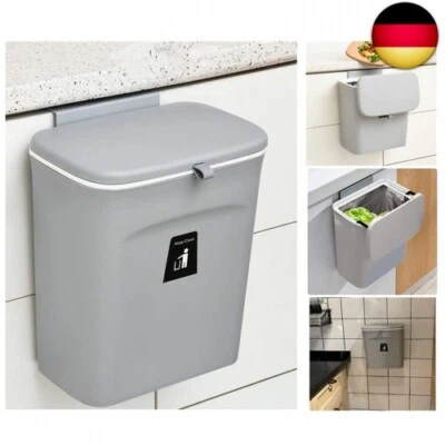 Komposteimer für Küche, 9 l Mülleimer, Arbeitsplatte oder unter der Spüle, hän - Bild 1 von 4