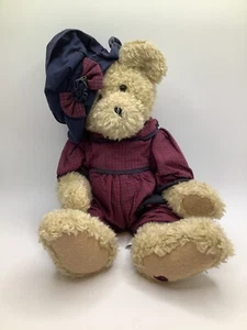 The Boyds Collection Plush Tan Teddy Bear With Outfit Made in China Stuffed Anim - Picture 1 of 14