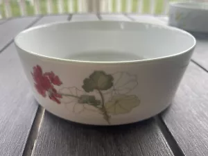 Block Spal Geranium Watercolors Mary Lou Goertzen 5.75” Bowl - Picture 1 of 5