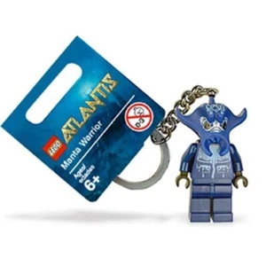 LEGO MANTA WARRIOR KEYRING 852775 KEYCHAIN KEY RING ATLANTIS RETIRED RARE BNWT - Picture 1 of 3