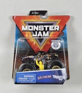 MONSTER JAM "BADNEWS TRAVELS FAST NEW DIECAST MONSTER TRUCK - Picture 1 of 10