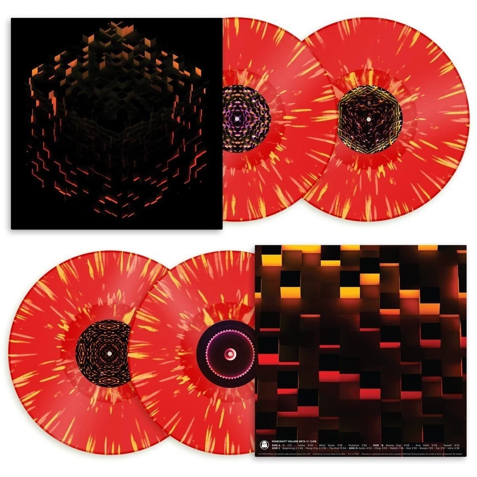 C418 Minecraft Volume Beta 2LP Splattered Vinyl Ghostly International GI-360LP - Bild 1 von 1