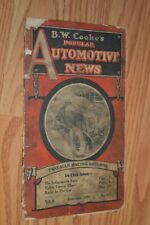1930 JANUARY VOL 6 #6 B.W. COOKE'S POPULAR AUTOMOTIVE NEWS BOOKLET-90 YEARS OLD