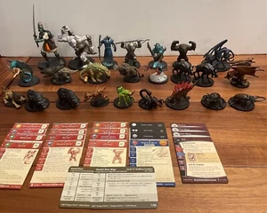 D&D Dungeons & Dragons Miniatures Lot 24 LARGE HUGE RPG Rares Macetail Behemoth - Picture 1 of 6