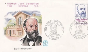 FRANCE 1976 FDC EUGENE FROMENTIN YT 1897 - Imagen 1 de 1