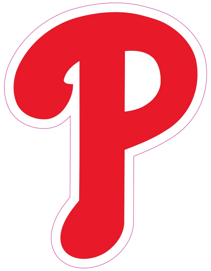 Philadelphia Phillies Vinyl Decal Sticker Car Truck Bumper Tumbler Mug