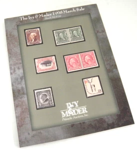 Ivy Mader Briefmarken Auktion Katalog 1998 Sylvan Joseph Sammlung Kanalzone Pan Am - Bild 1 von 6