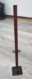 Antique WB Skirt Gauge - Skirt Hem Ruler - early 1900's - Wood/Metal - Picture 1 of 8